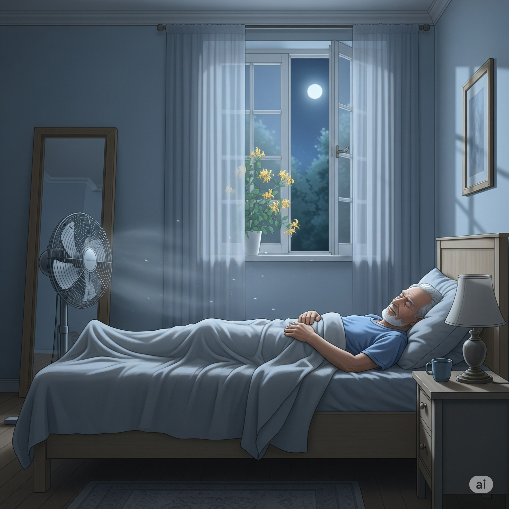 후덥지근 여름밤, 어르신 꿀잠 돕는 숙면 비법.png