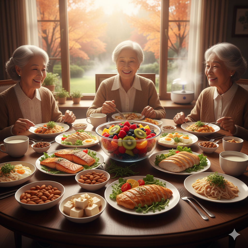 근육은 노년층의 보약! ',단백질', 충분히 섭취하는 식단 꿀팁.png